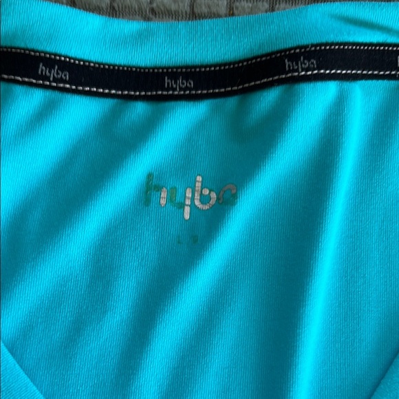 Women's Blue V-Neck Top - Picture 4 of 6